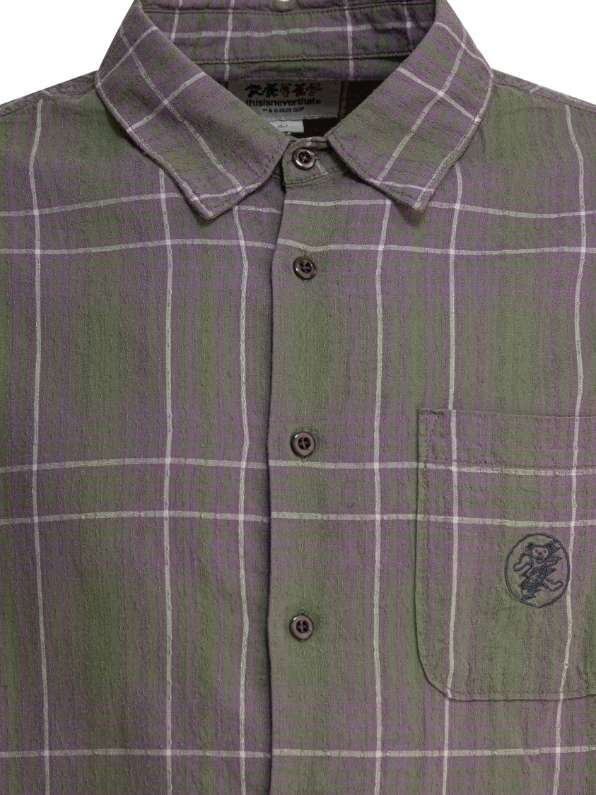 Thisisneverthat® Contemporary Check Shirt With Classic Collar