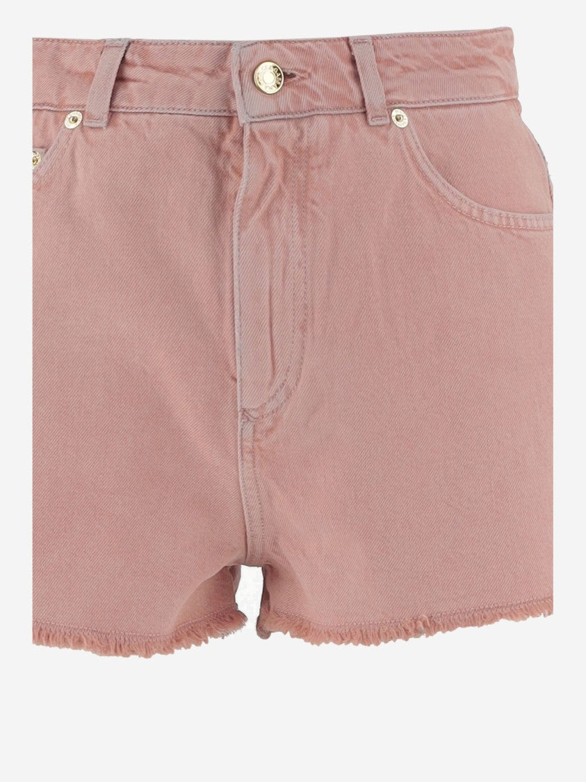 Dolce & Gabbana Cotton Shorts With Dg Plaque