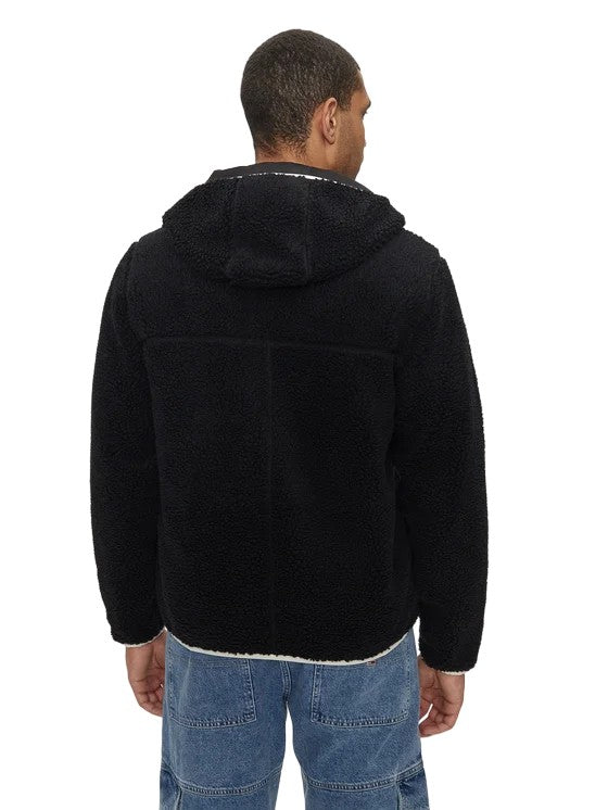 Tommy Jeans Black Jacket With Zip Closure And Hood