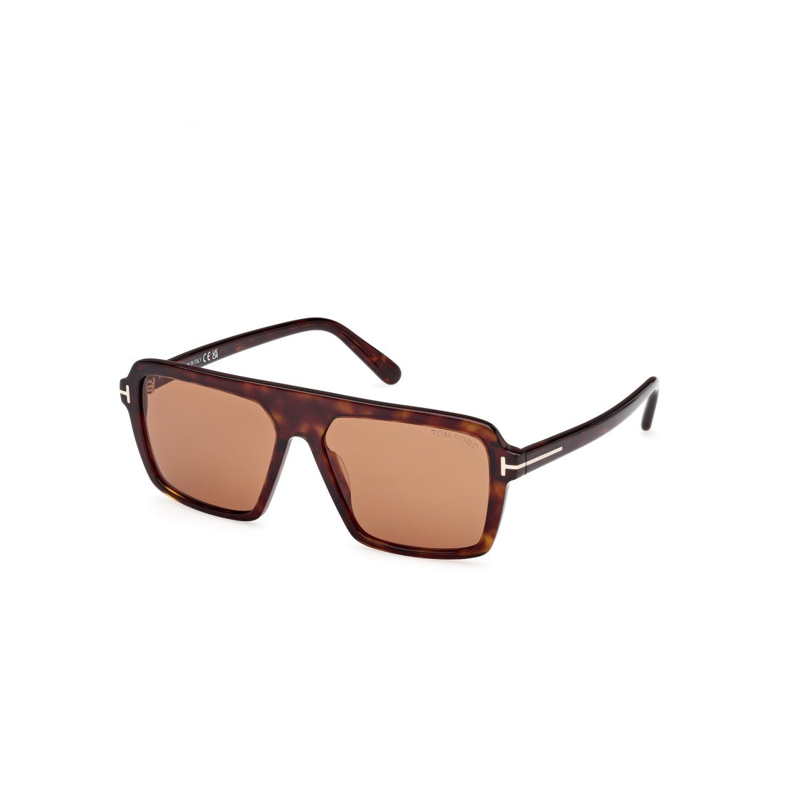 Tom Ford Ft1176 Rectangular Tortoiseshell Acetate Sunglasses