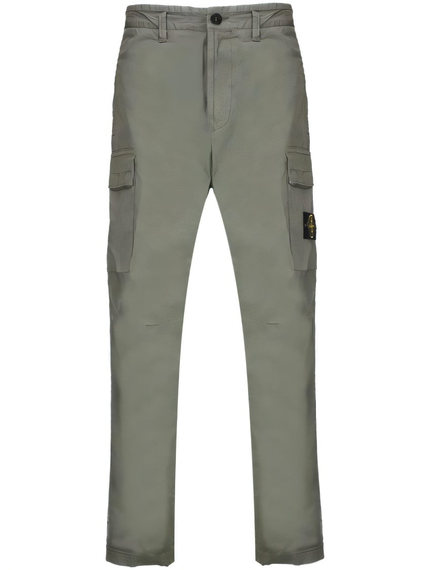 Stone Island Straight-Leg Cargo Pants With Multiple Flap Pockets