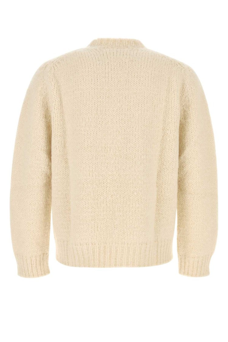 Jil Sander Ivory Mohair Blend Sweater