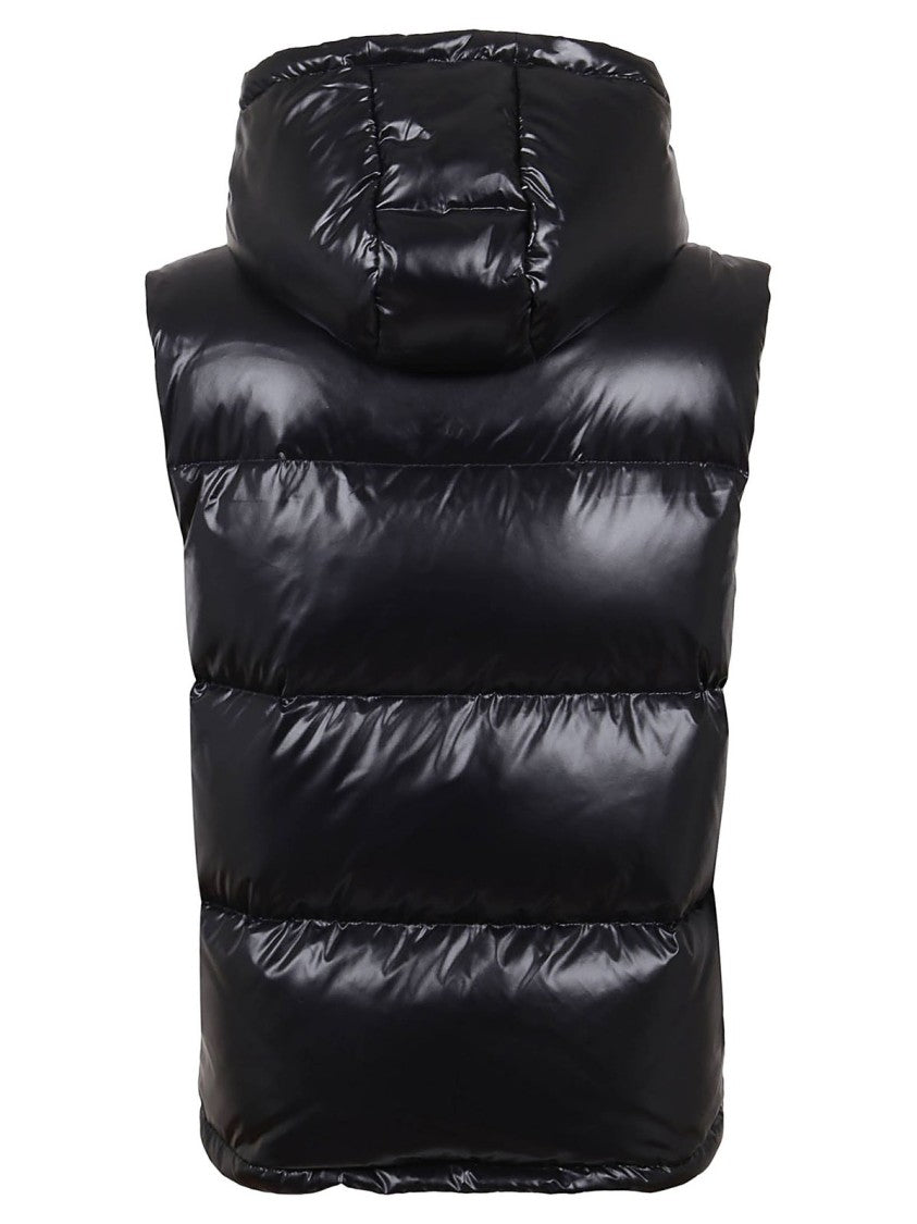 Balmain Hooded Nylon Down Vest