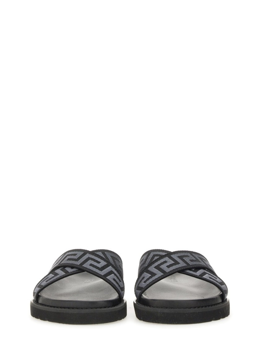 Versace Sandal With Logo