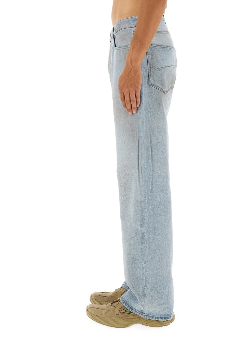Balenciaga Deconstructed Loose-Fit Denim Jeans