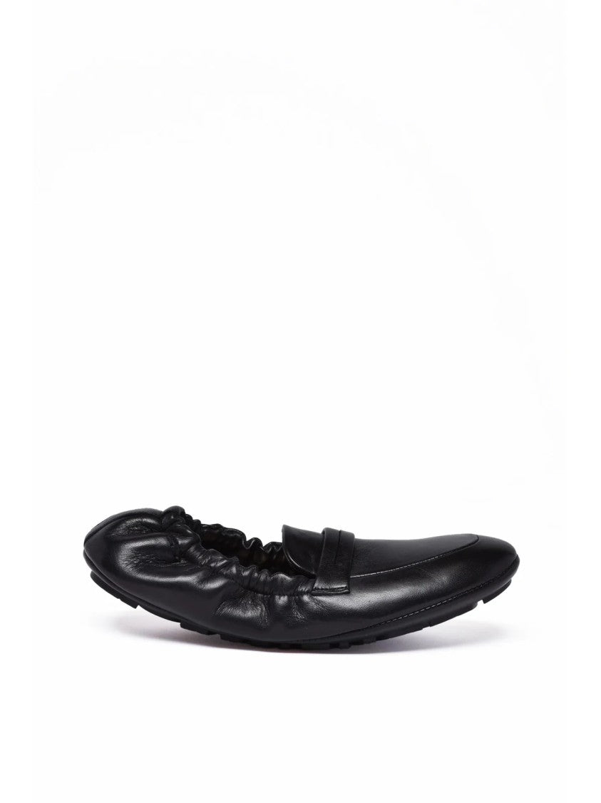 Alexander Hotto Black Classic Leather Loafers
