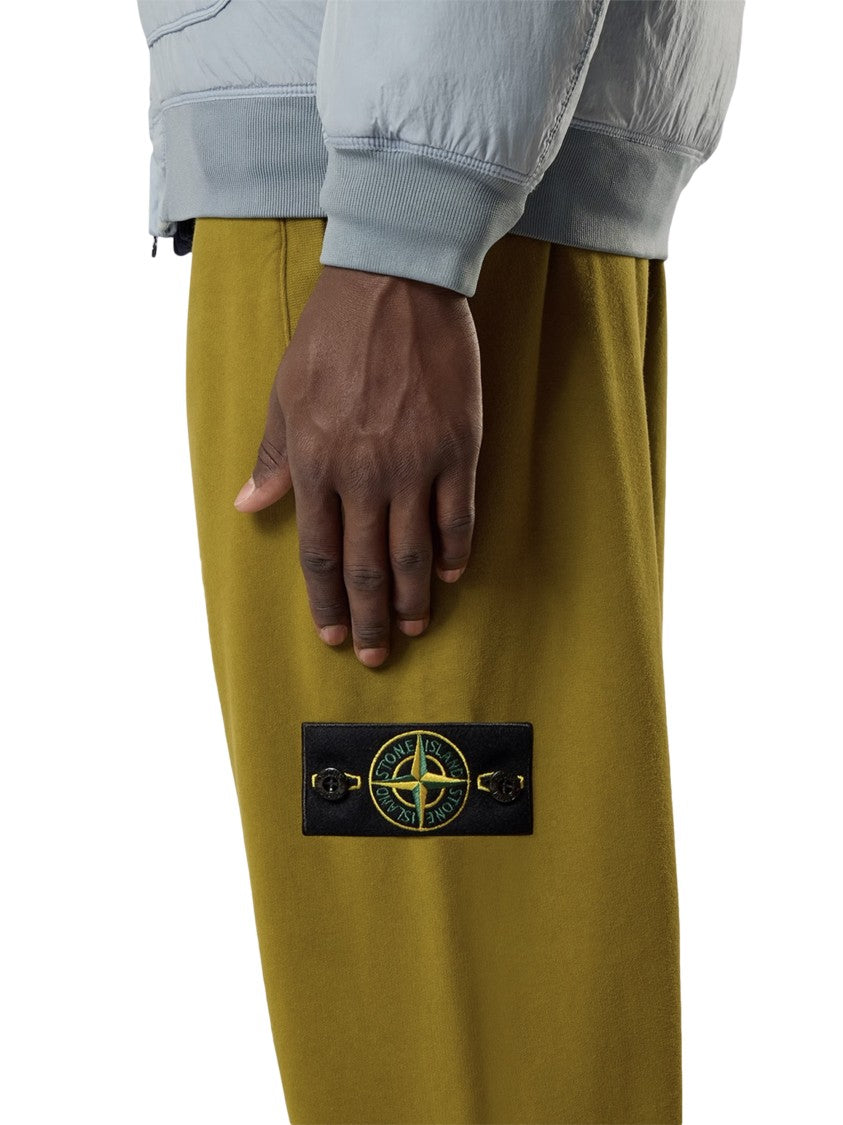 Stone Island Relaxed-Fit Cotton Sweatpants With Distinctive Logo Patch