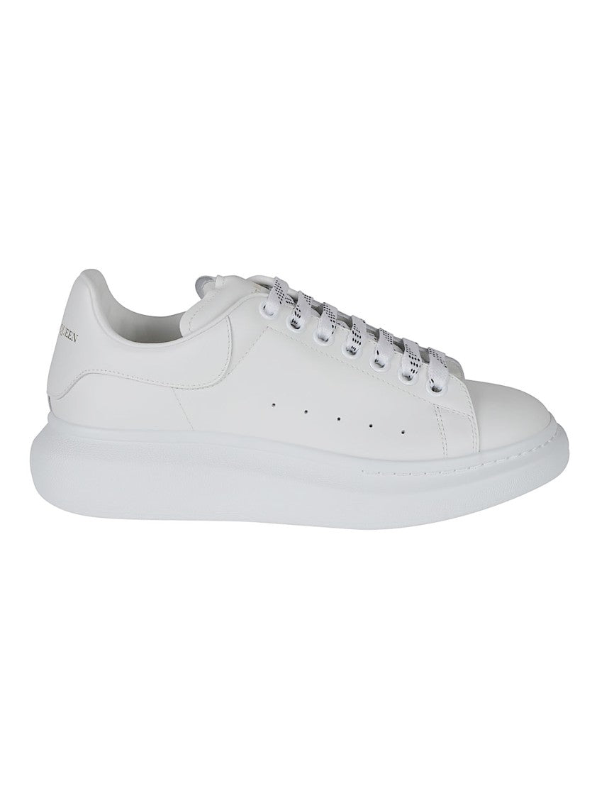 Alexander Mcqueen White Calf Leather Oversize Sneakers