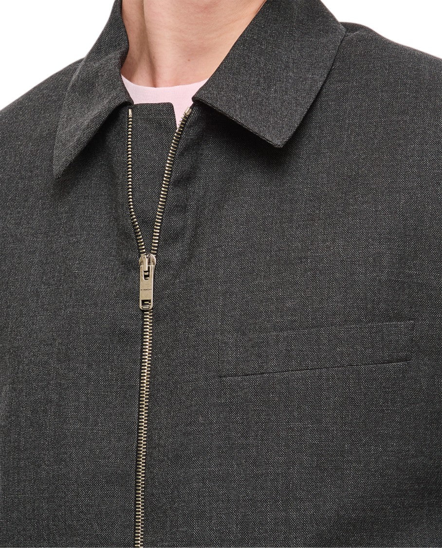 Givenchy Structured Zipped Jacket With Classic Collar And Tailored Fit