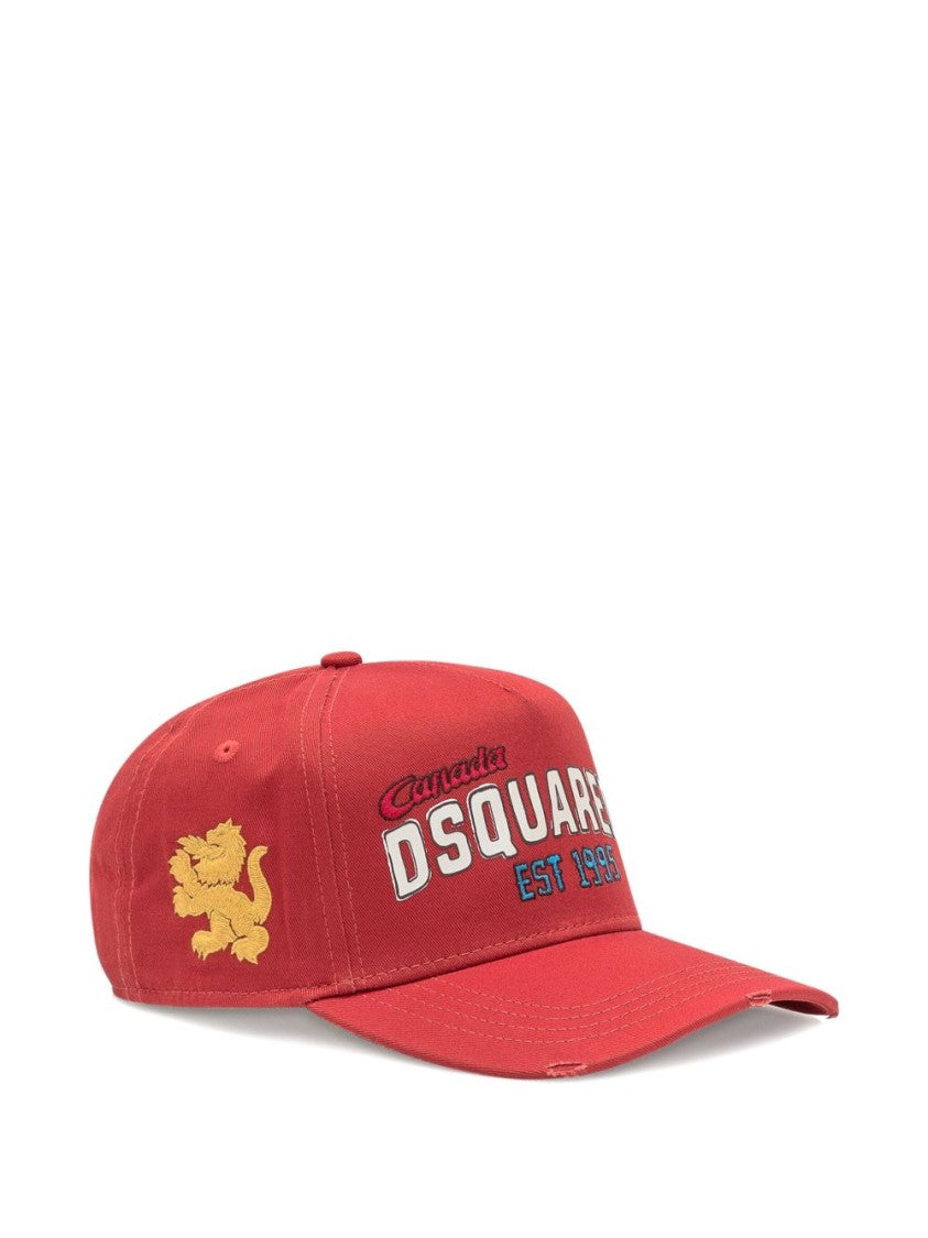 Dsquared2 Baseball Cap With Distressed Edges