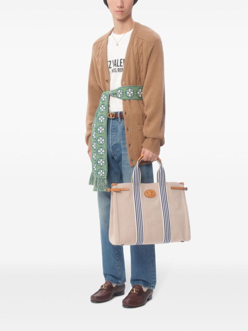 Valentino Classic Crew Neck T-Shirt With Logo Detail