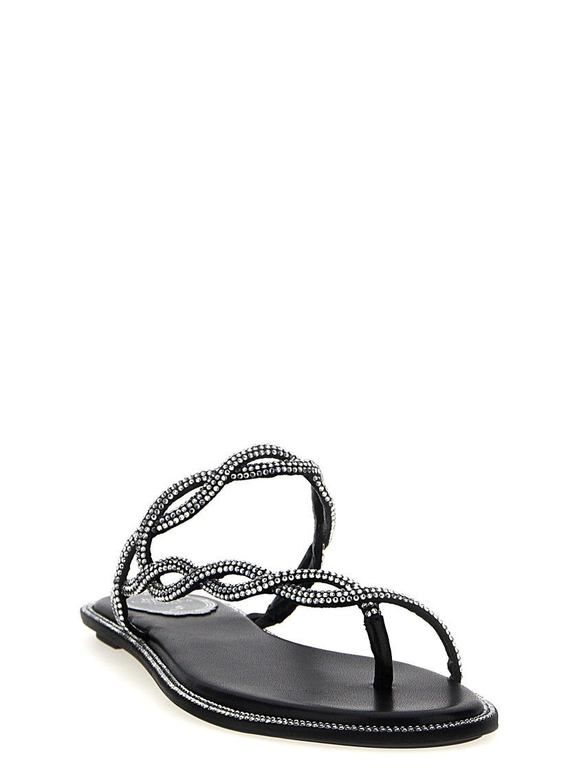 René Caovilla Braid' Sandals