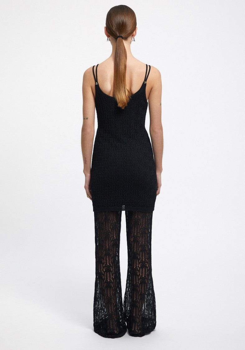 Aeron Barry - Lace Knit Mini Dress