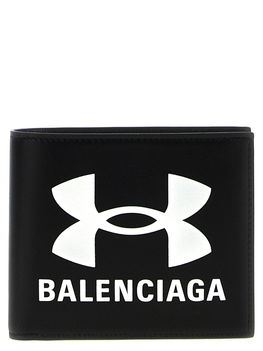 Balenciaga Black Lambskin Leather Wallet
