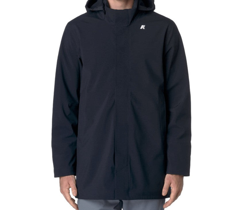 K-Way Straight-Cut Technical Parka With Detachable Hood
