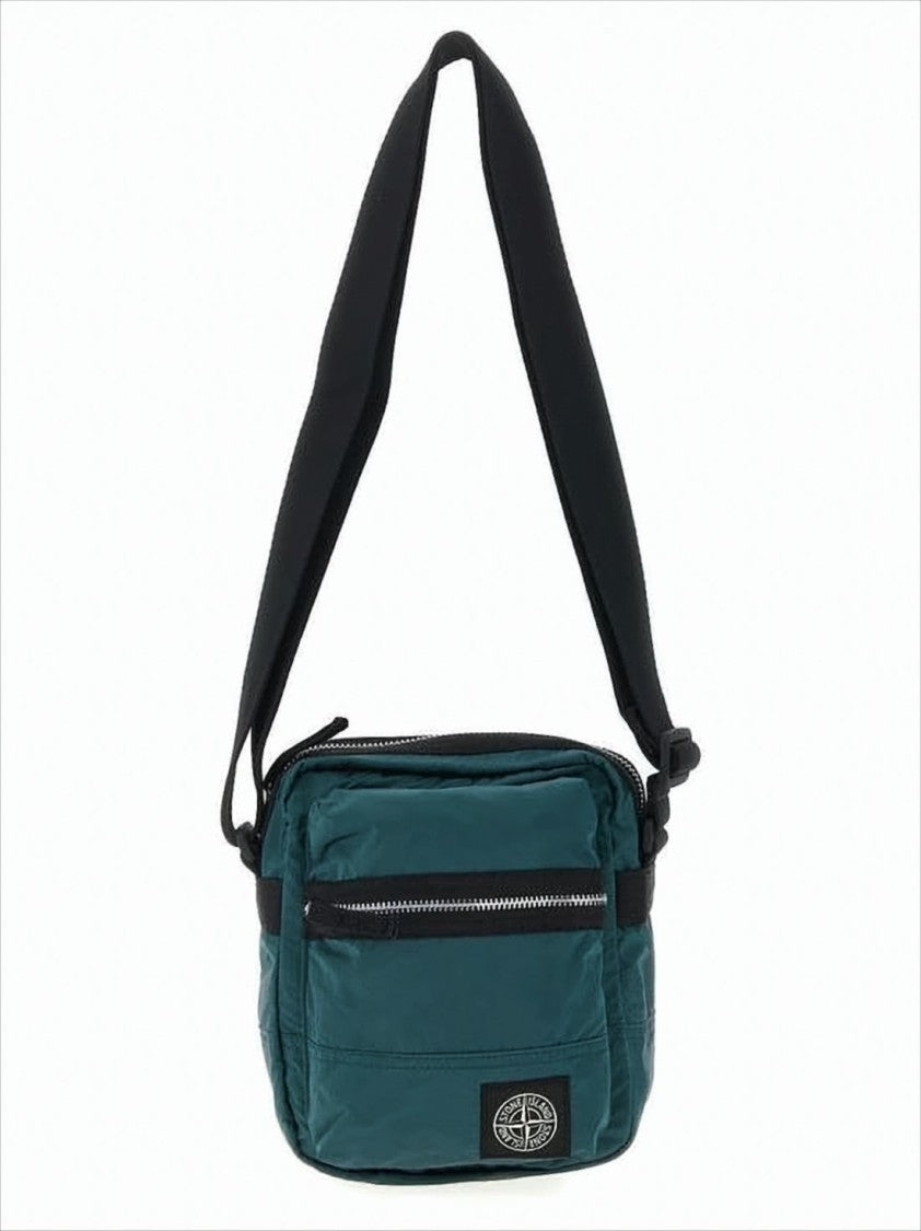 Stone Island Compact Crossbody Bag With Adjustable Strap