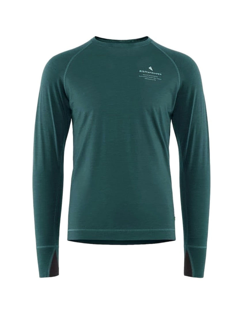 Klattermusen Fitted Long-Sleeve Training Shirt With Raglan Sleeves