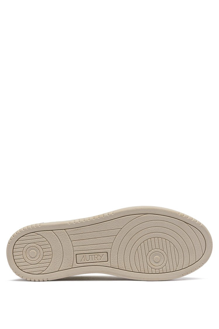 Autry White Medalist Elephant-Print Sneakers