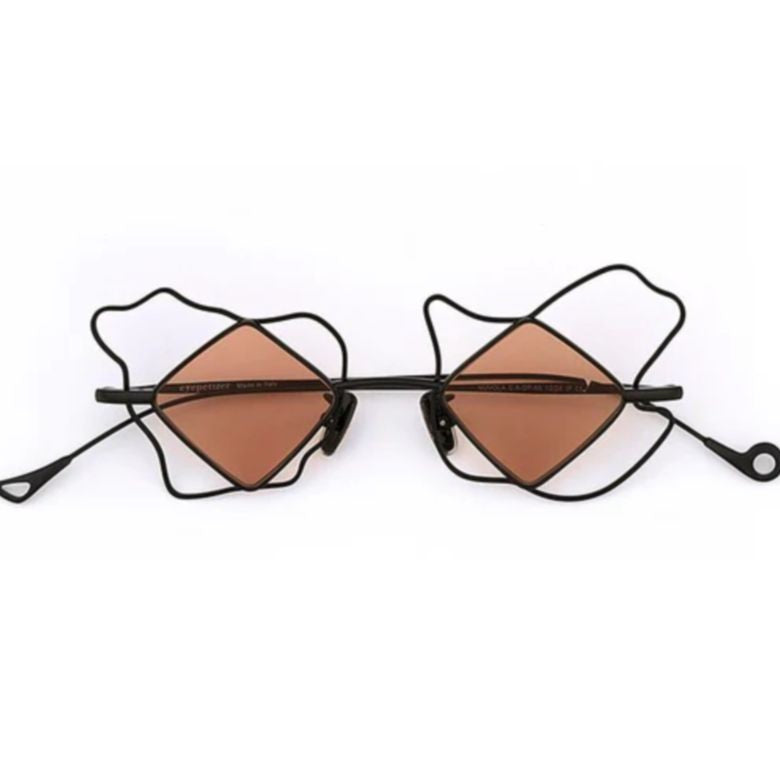 Eyepetizer Nuvola C.6-Op-68 Artistic Metal Sunglasses With Abstract Frame