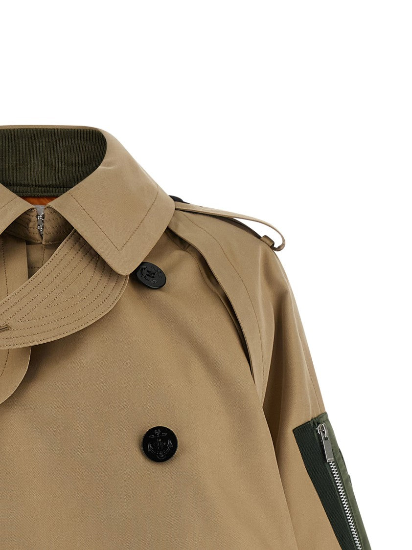 Sacai Double Layer Trench Coat