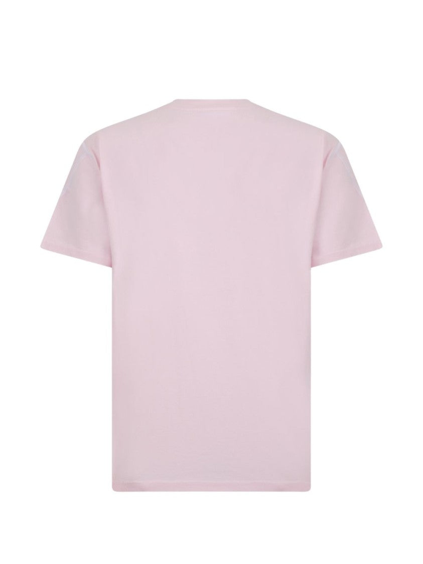 Givenchy Pastel Pink Crew Neck Short-Sleeve Cotton T-Shirt