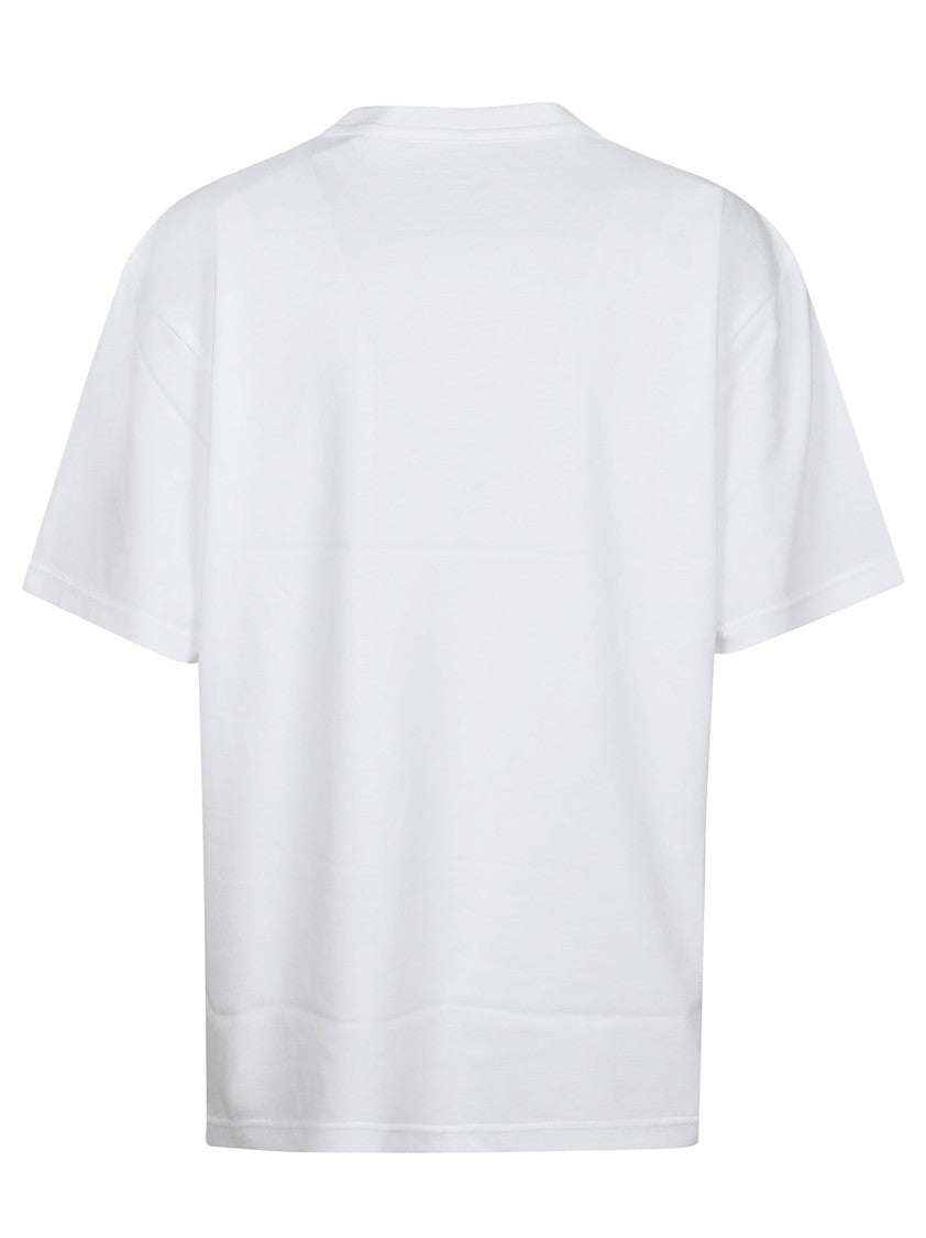 T By Alexander Wang Puff Logo Bound Cotton T-Shirt