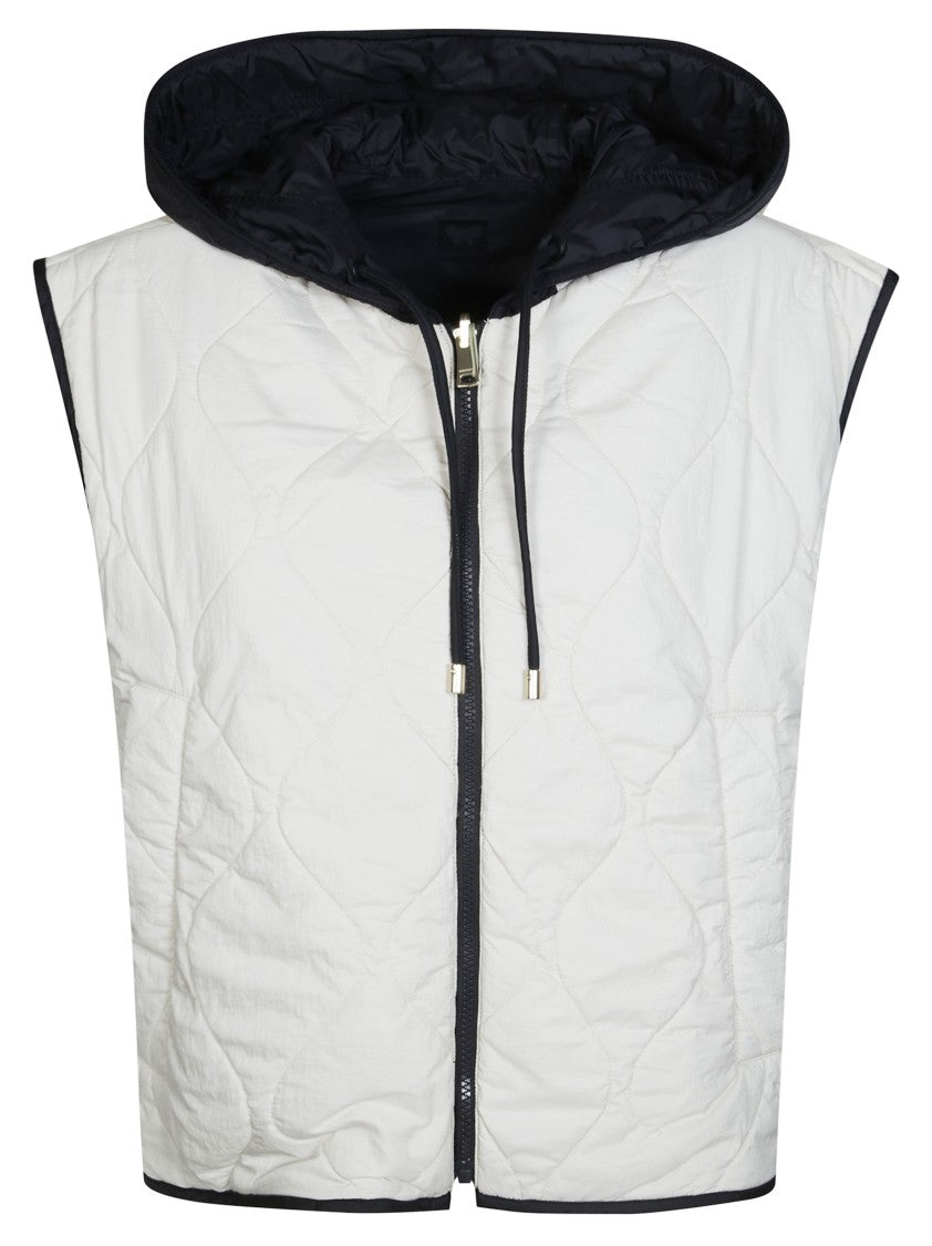 Max Mara Wkdaccenni Hooded Reversible Quilted Gilet