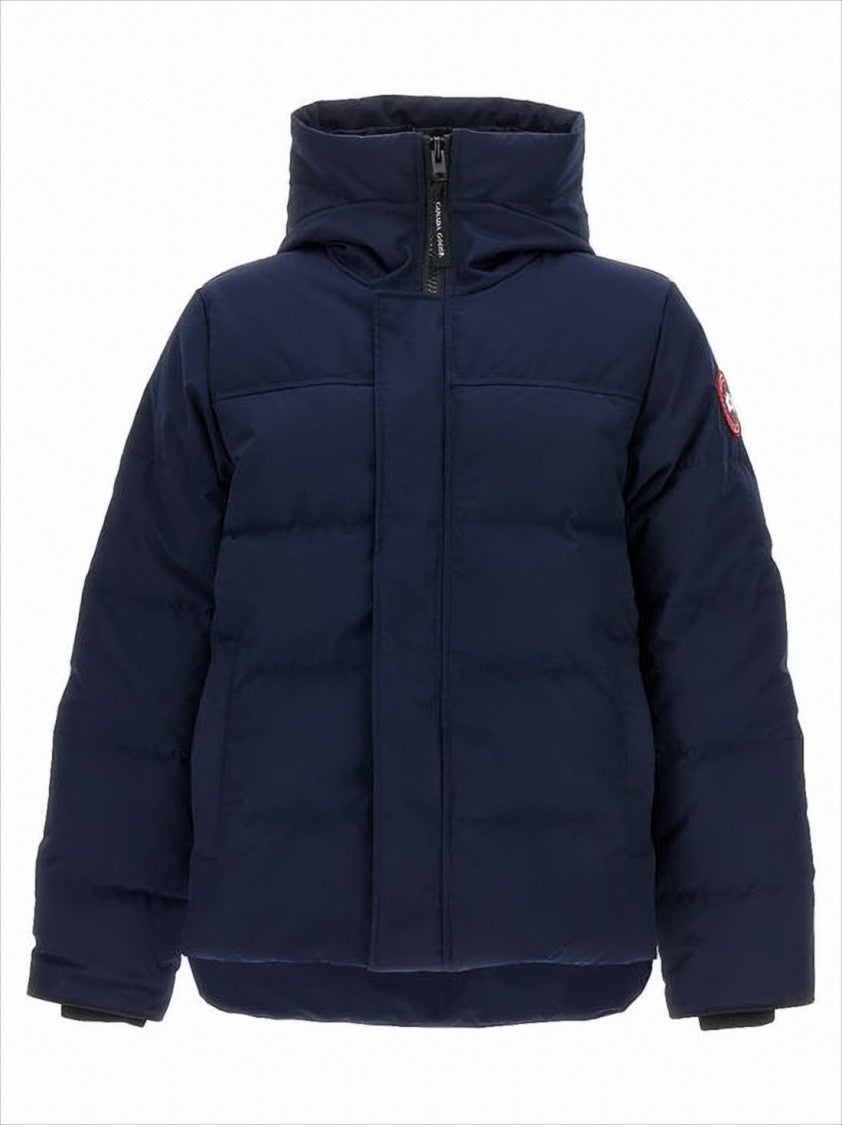 Canada Goose High Collar Padded Jacket With Concealed Zipper