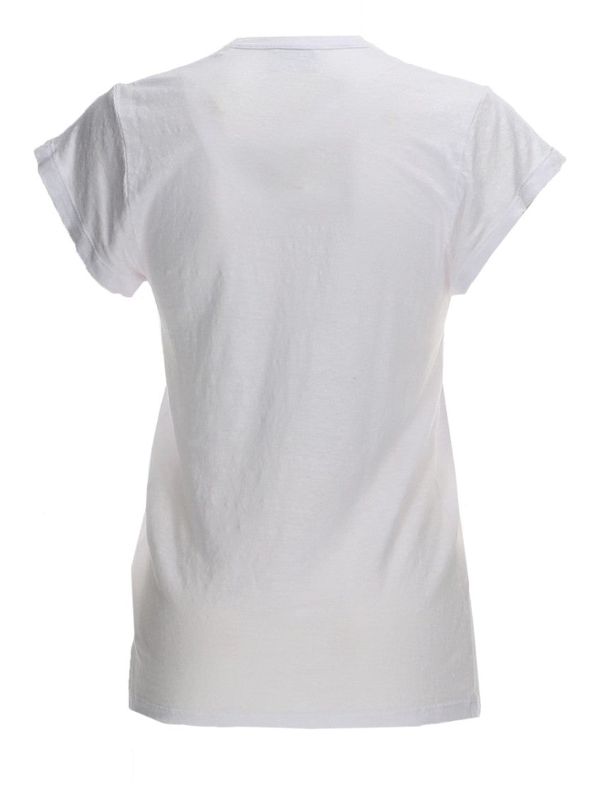 Isabel Marant Étoile Zankou Lightweight Linen Round-Neck T-Shirt