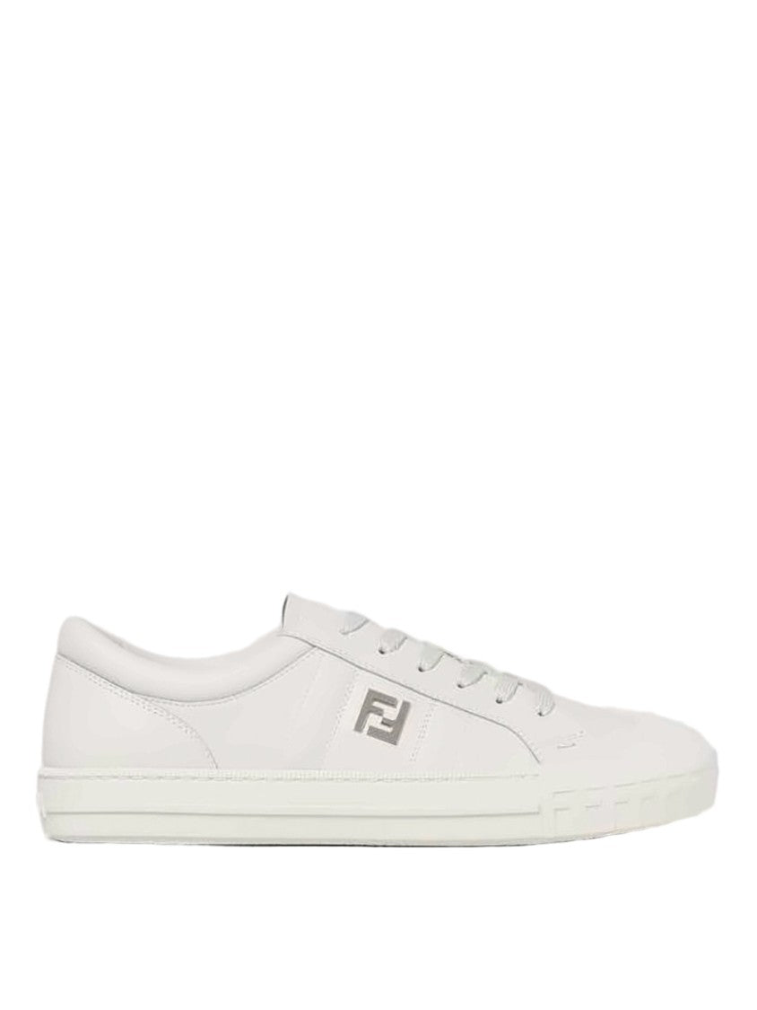 Fendi Low-Top Minimalist Leather Sneakers