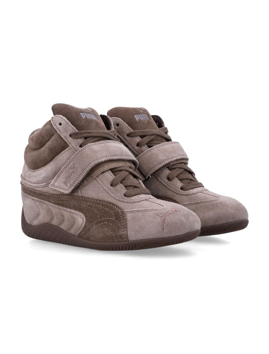Puma Speedcat Wedge Suede Panel High-Top Wedge Sneakers