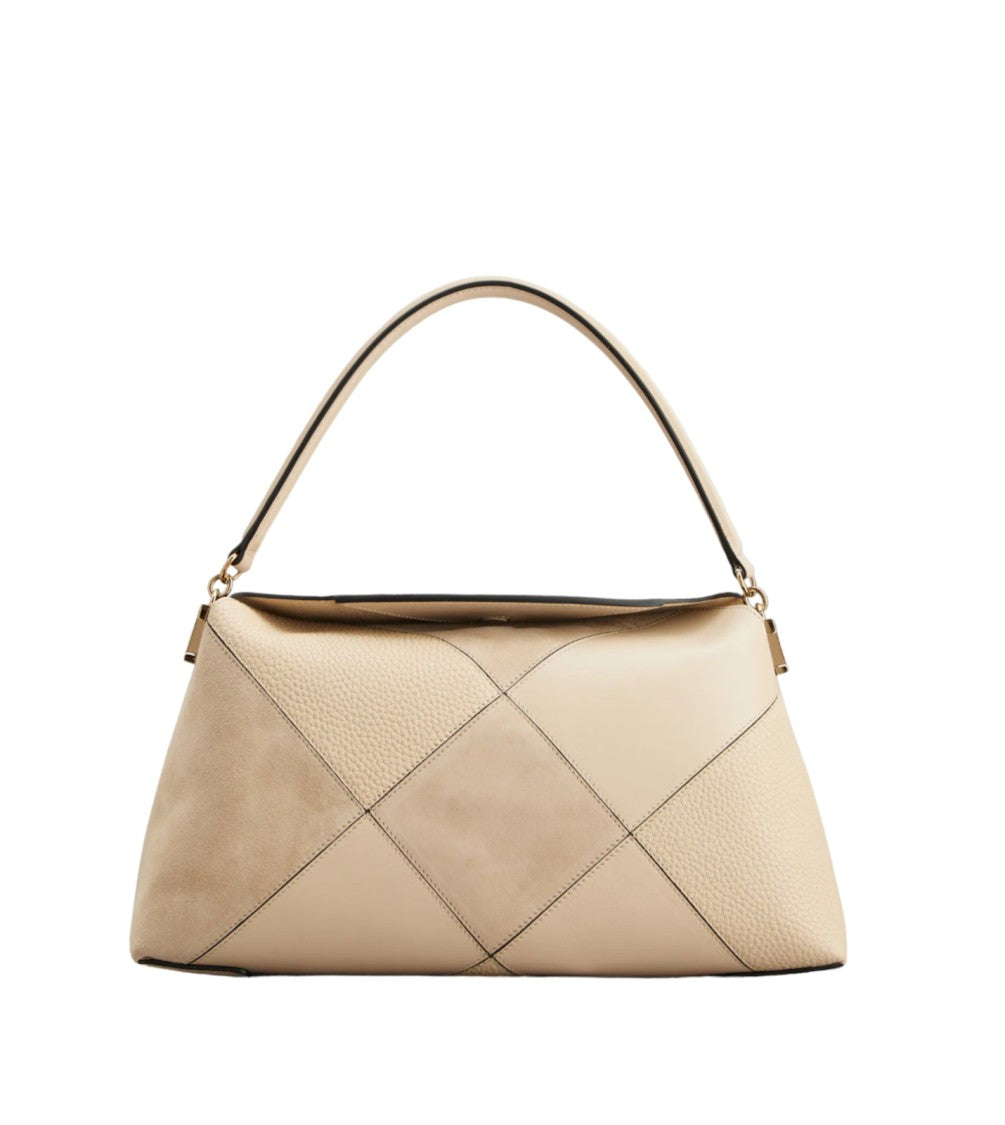 Tod's Structured Patchwork Handbag