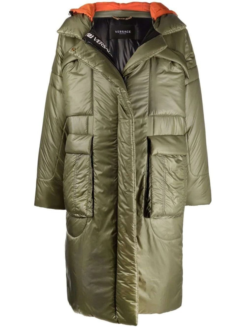 Versace Hooded Puffer Coat