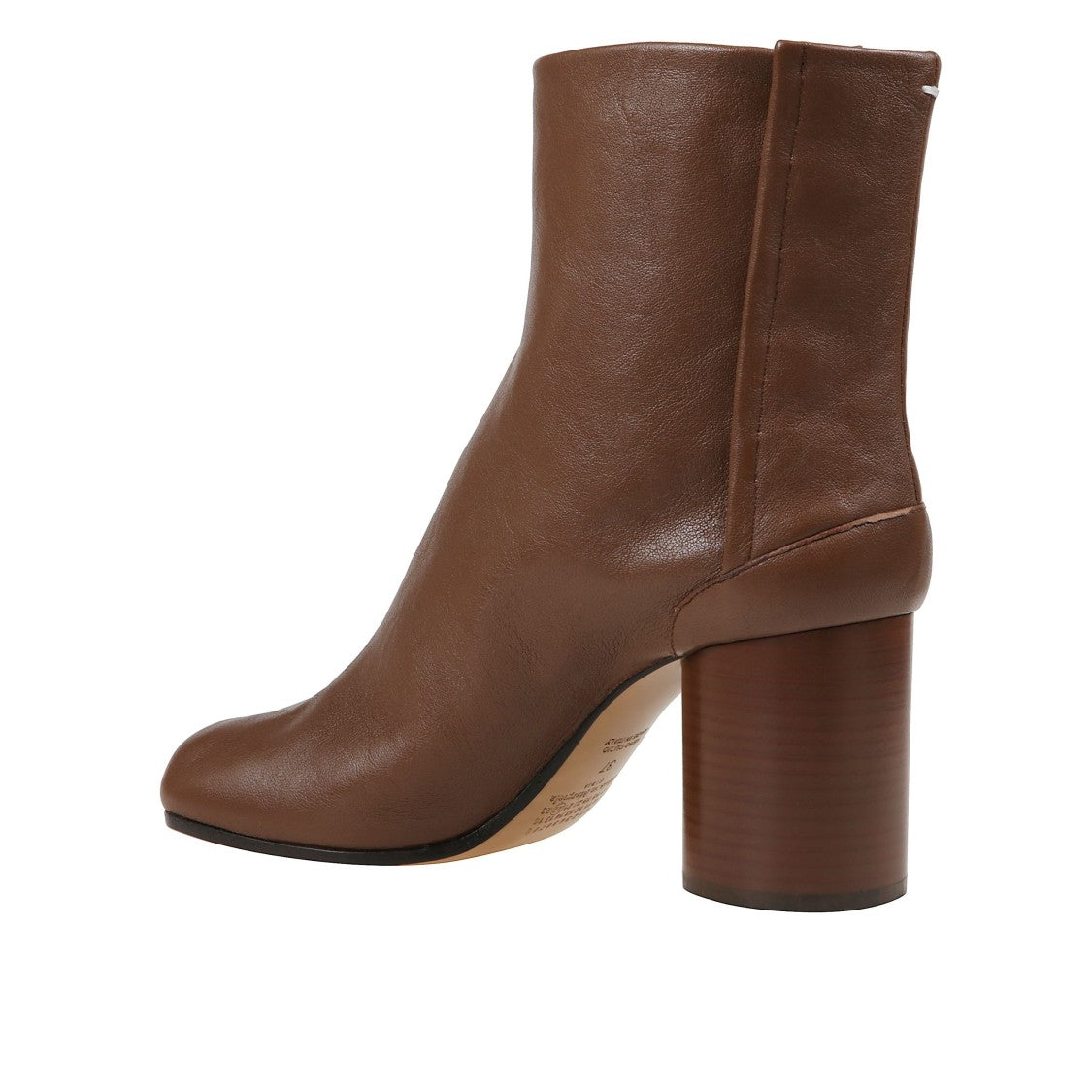 Maison Margiela Streamlined Black Ankle Boot With Minimalist Design