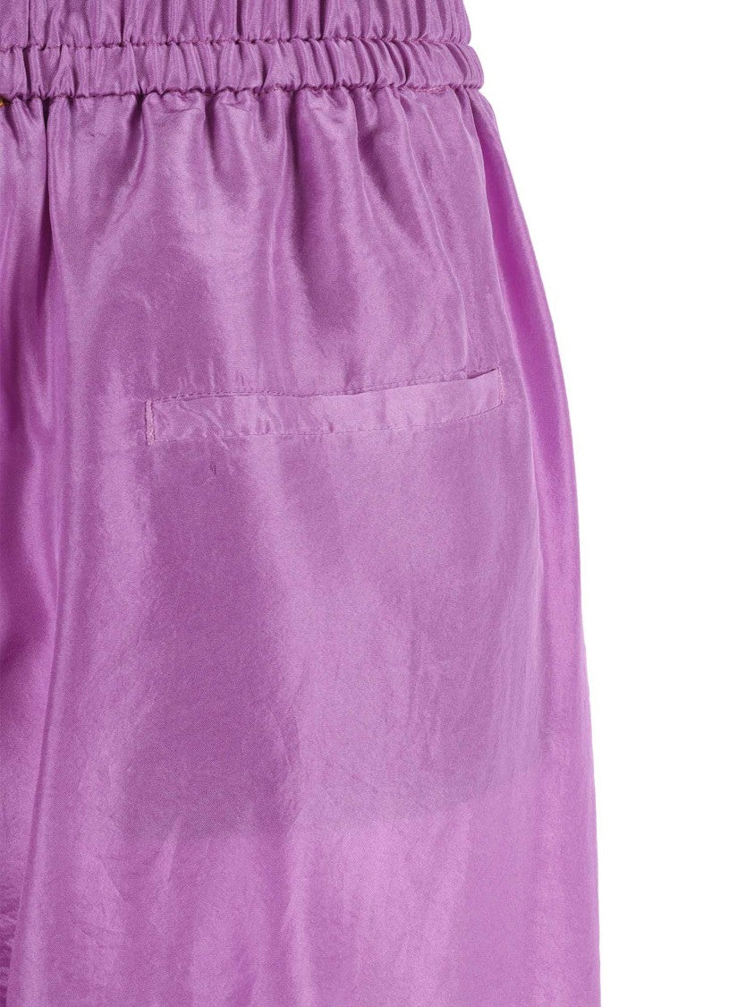 Forte Forte Wide Leg Silk Pants