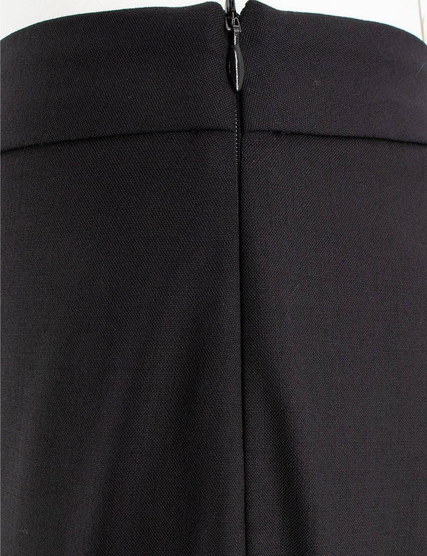 Fabiana Filippi Skinny Black Trousers With Side Zip Fastening