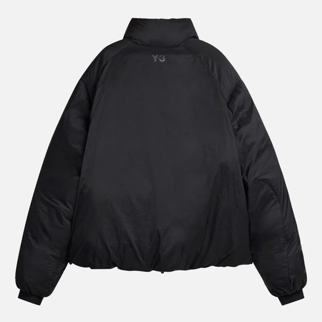 Y-3 Black Tailored Coat With Clean Lines