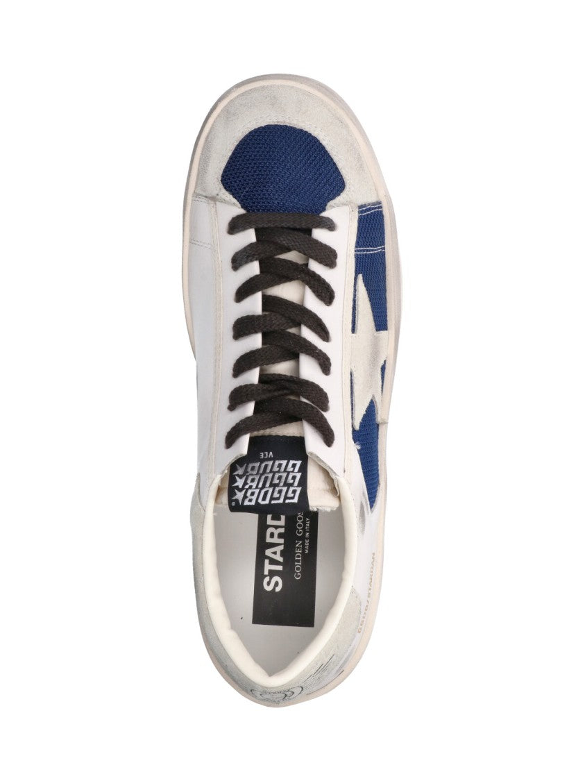 Golden Goose White Leather Stardan Sneakers