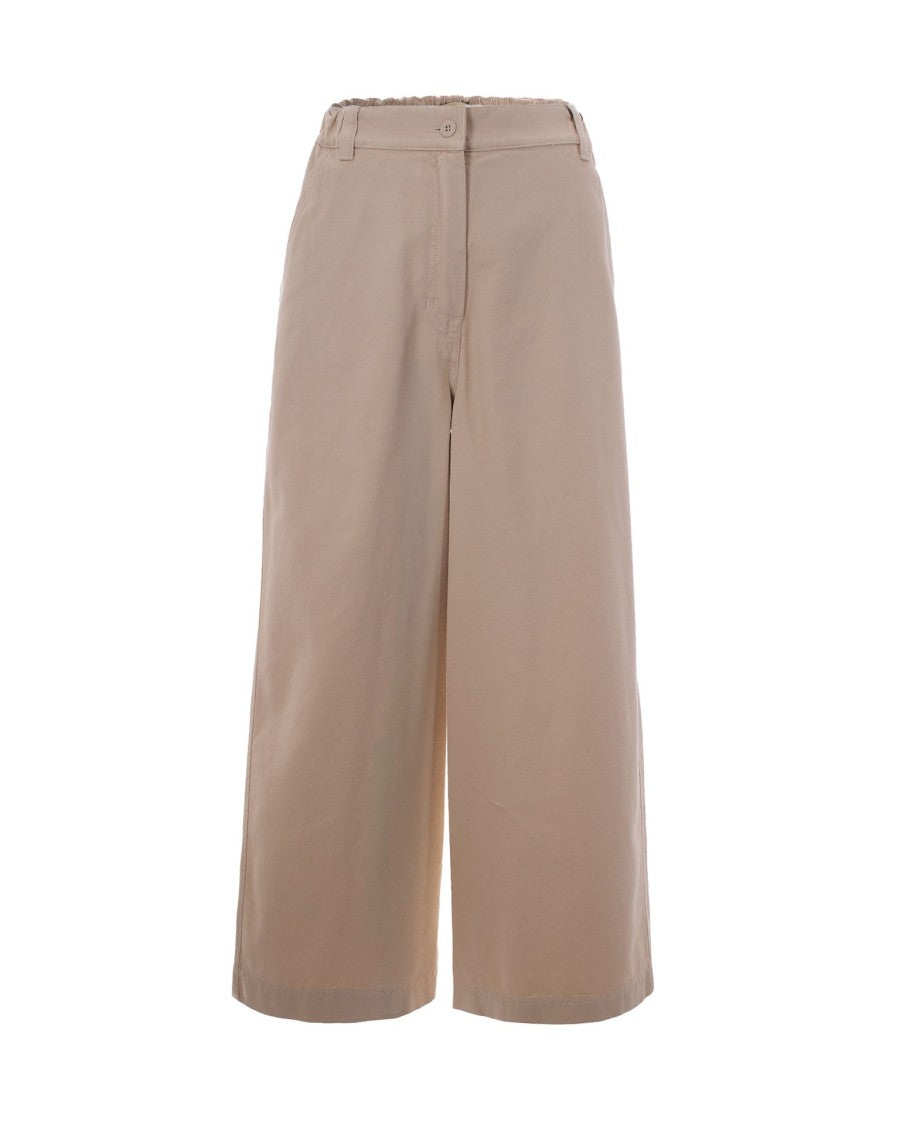 Max Mara Sand Cropped Pants