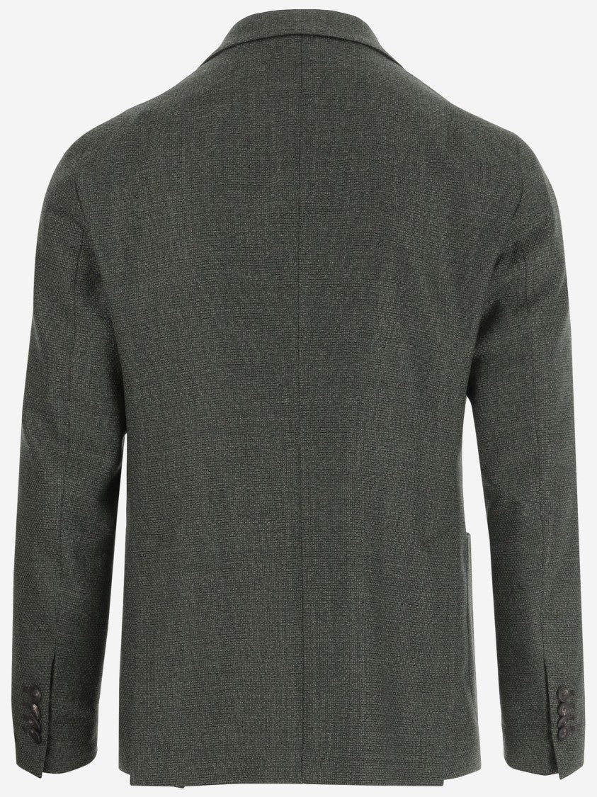 Tagliatore Single Breasted Wool Jacket