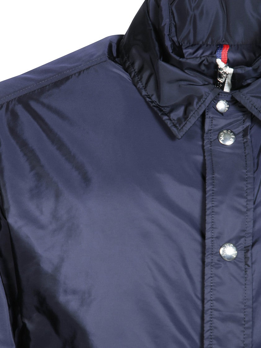 Moncler Meridelle Shiny Blue Shirt Jacket