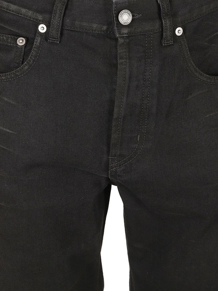 Saint Laurent Slim-Fit Black Jeans With Five-Pocket Design
