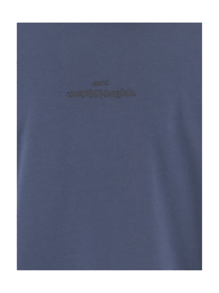 Maison Margiela Cotton Sweatshirt With Subtle Embroidered Logo