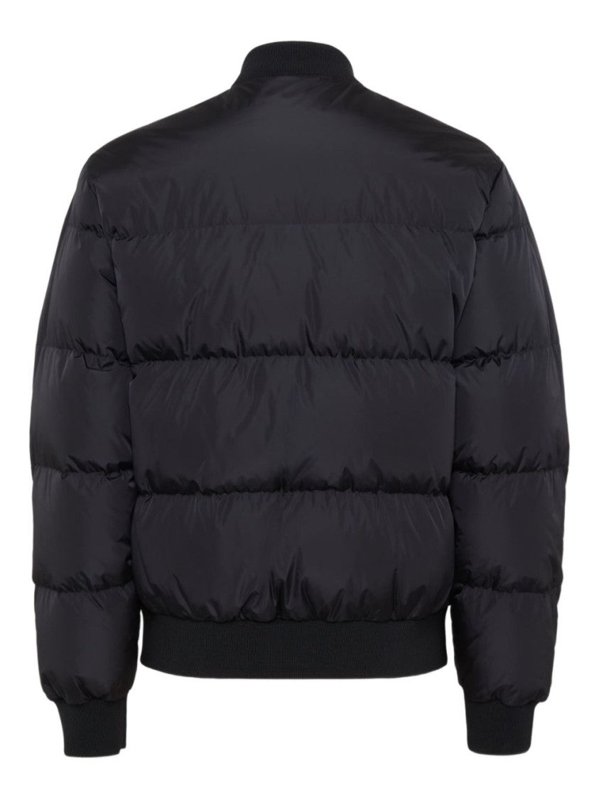Dsquared2 Padded Black Jacket With Logo