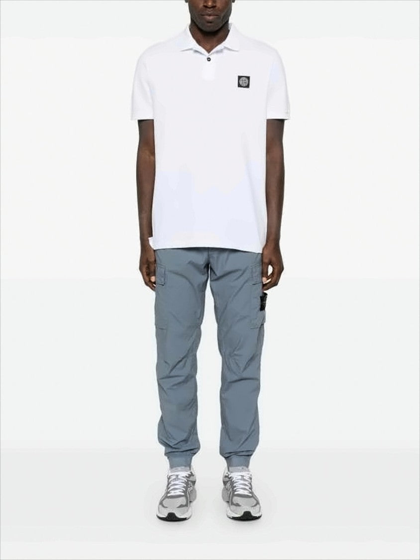 Stone Island Short-Sleeve Polo Shirt With Classic Collar