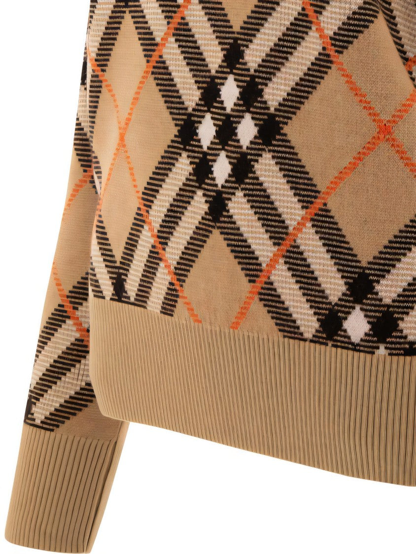 Burberry Classic Check Patterned Sweater