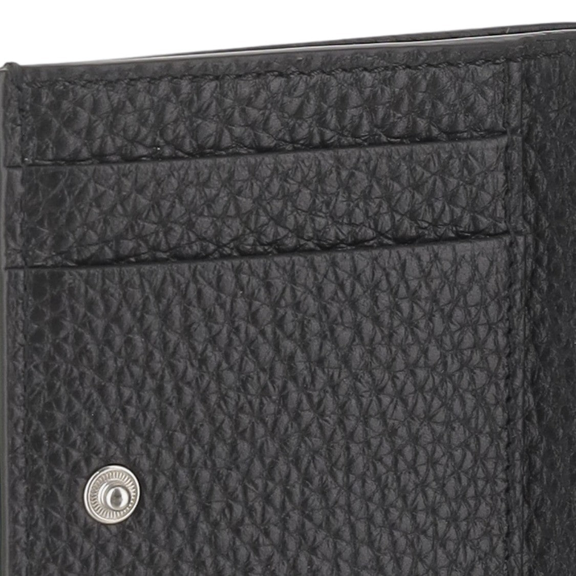 Montblanc Black Embossed Leather Logo Wallet