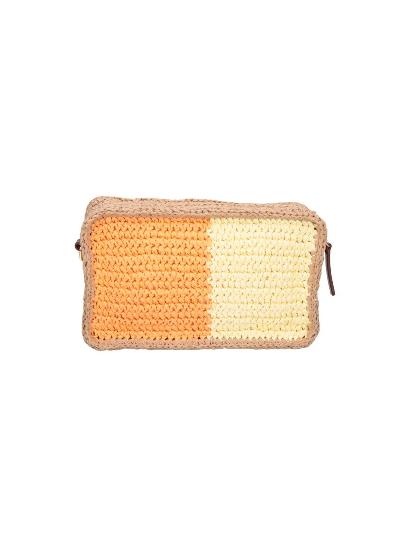 Marni Multicolor Seaside Woven Raffia Bag