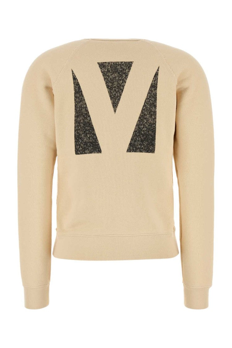 Valentino Garavani Cream Cotton Sweatshirt