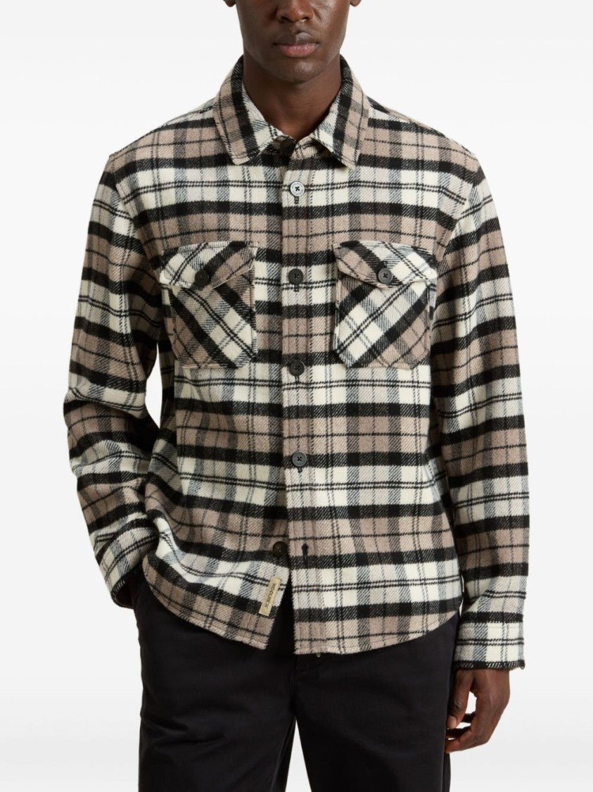 Woolrich Plaid Button-Up Shirt With Cozy Wool Blend
